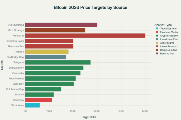 Bitcoin 2026 price forecasts range from $60k to $500k: can ETFs and policy deliver?