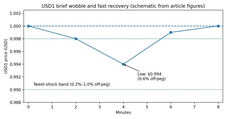 A coordinated attack caused the USD1 peg wobble but one exchange holds 93% supply