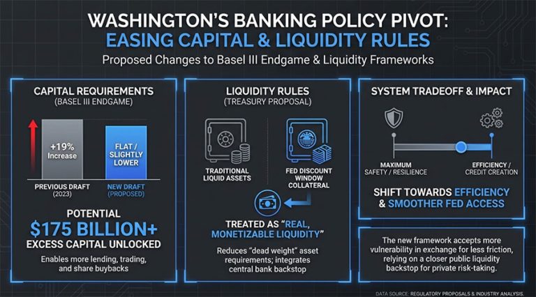 Washington prepares $175B break for big banks — weakening protections against financial crisis